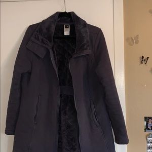 Dark purple long jacket